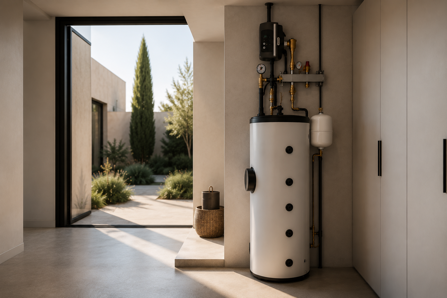 Radiadores Ferroli instalados en vivienda premium