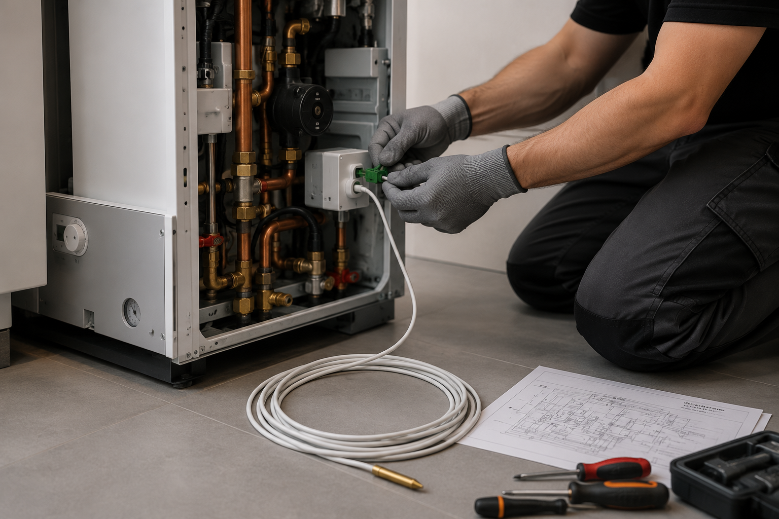 Gateway Daikin Airzone instalado en proyecto premium